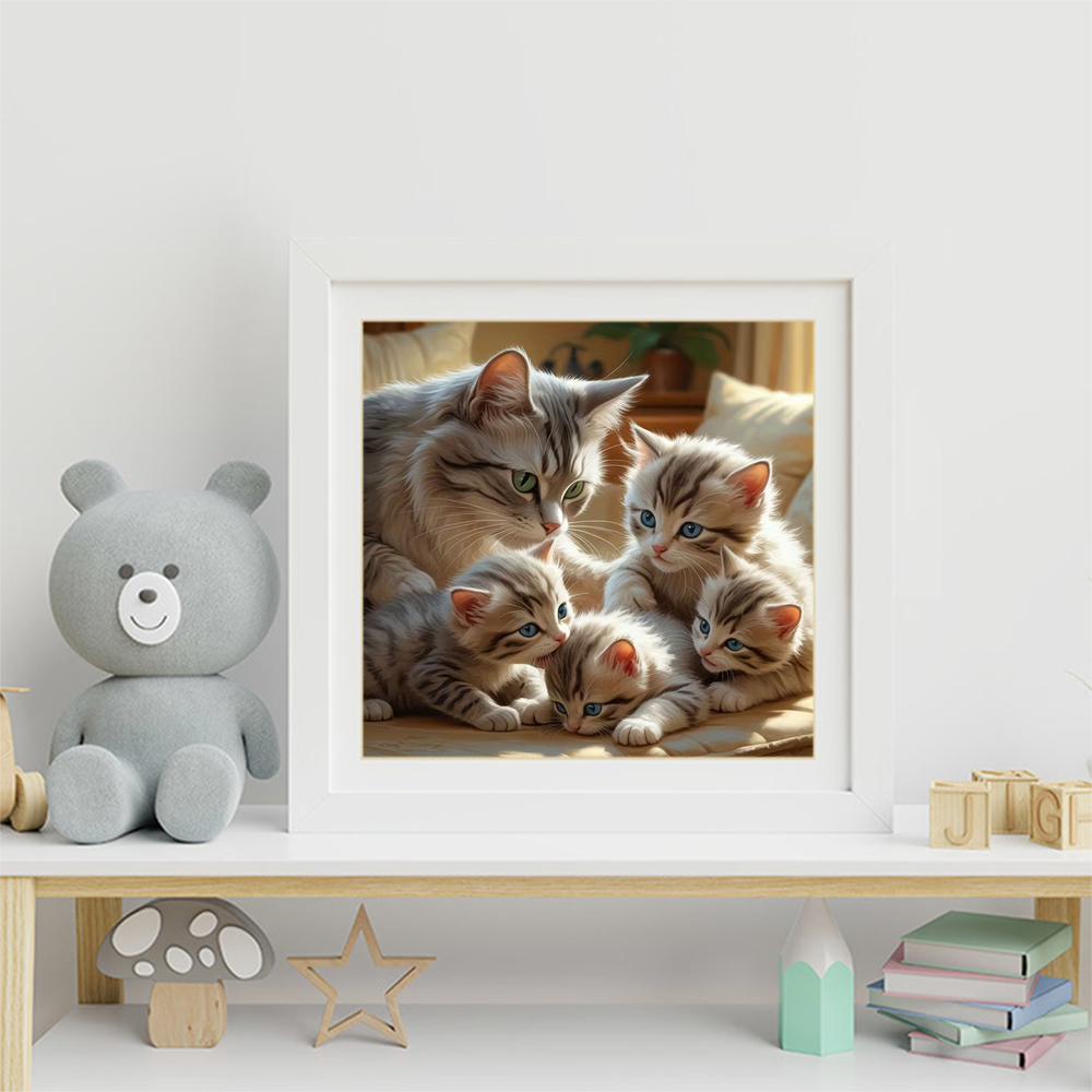 Momoart DIY Diamond Mosaic Cat - đánh giá và giá Resin Craft For Beginners