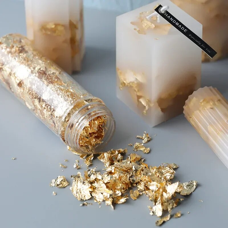 2g/1g Metallic Foil Flakes Gol - đánh giá và giá Gold Foil Flakes