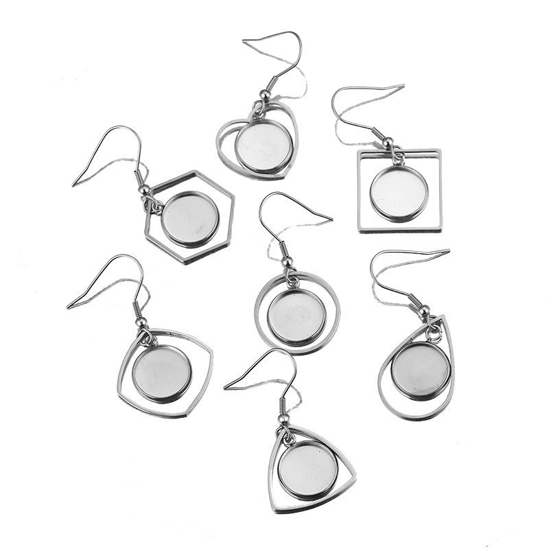 10 Chiếc Khay Inox Ốp Viền Cab - đánh giá và giá Bezels Set Pendant