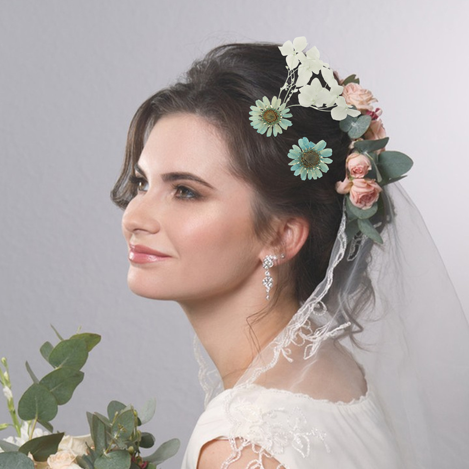 DIY Bridal Headpiece Dried Flo - đánh giá và giá Resin Crafts Diy