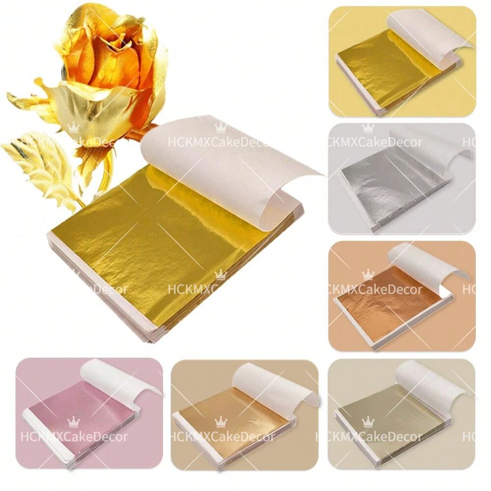 100pcs Imitation Gold Foil She - đánh giá và giá Gold Foil Flakes