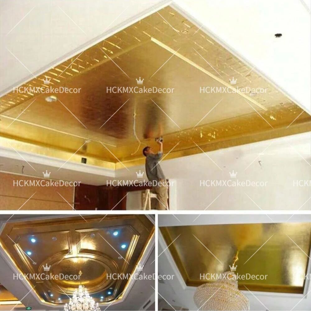 100pcs Imitation Gold Foil She - đánh giá và giá Gold Foil Flakes