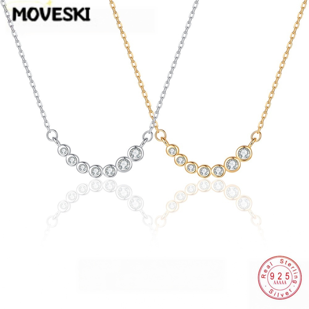 MOVESKI Bezel Set Round Moissa - đánh giá và giá Bezels Set Pendant