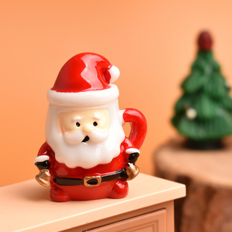 Mini Santa Teacup Ornament - R - đánh giá và giá Resin Craft Supplies