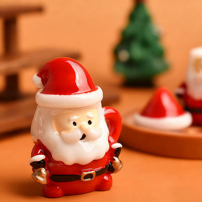 Mini Santa Teacup Ornament - R - đánh giá và giá Resin Craft Supplies