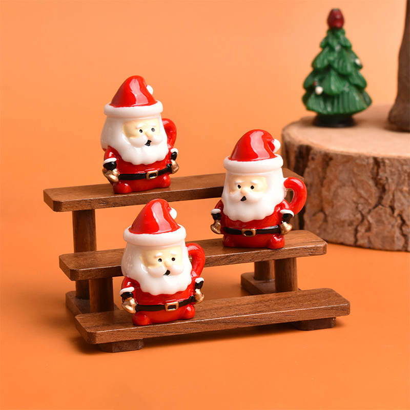 Mini Santa Teacup Ornament - R - đánh giá và giá Resin Craft Supplies