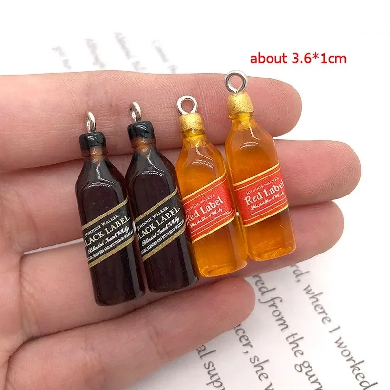 10Pcs Tiny Wine Bar Bottle Res - đánh giá và giá Resin Crafts Diy