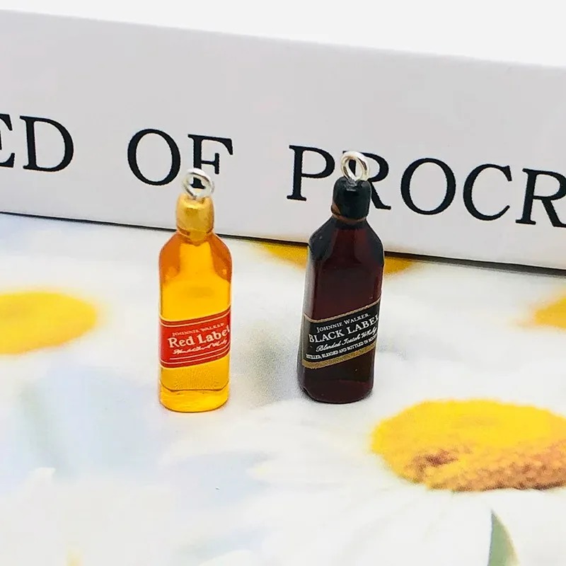 10Pcs Tiny Wine Bar Bottle Res - đánh giá và giá Resin Crafts Diy