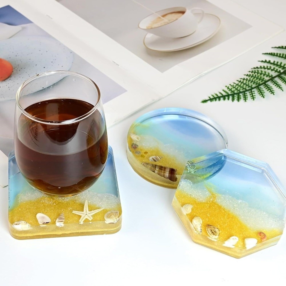 Easy To Use Creative Coasters  - đánh giá và giá Coaster Mold Round