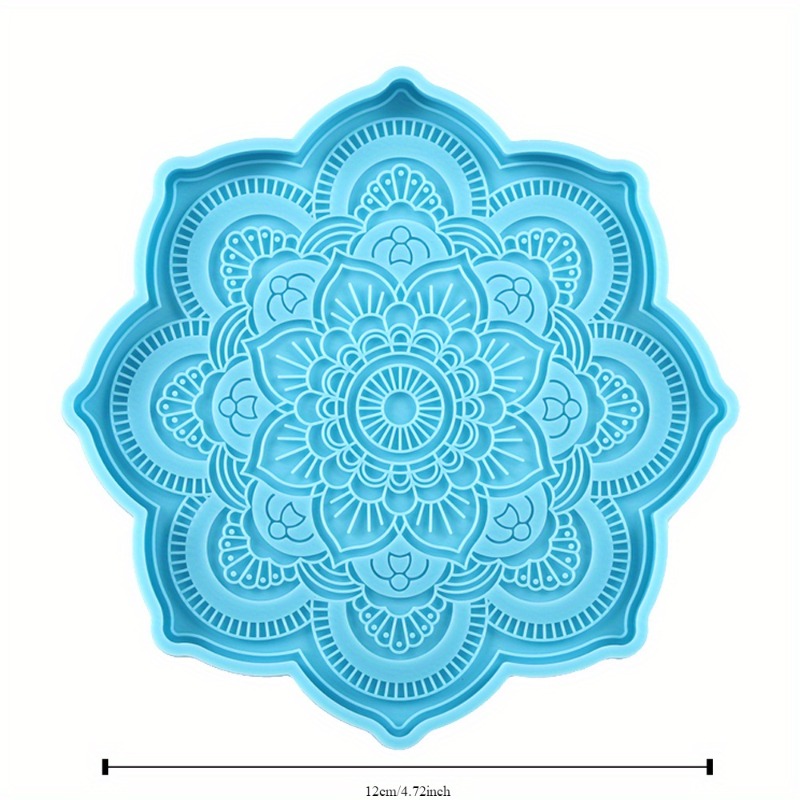 Mandala Coaster Silicone Mold  - đánh giá và giá Coaster Mold Round