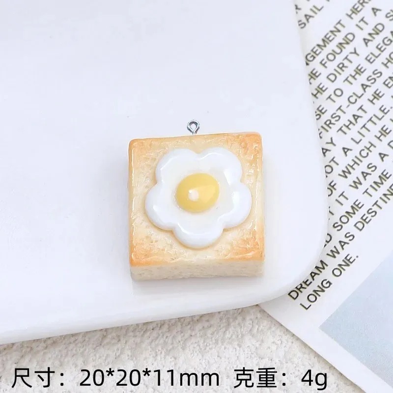 10Pcs Fake Flower Egg Toast Re - đánh giá và giá Resin Crafts Diy