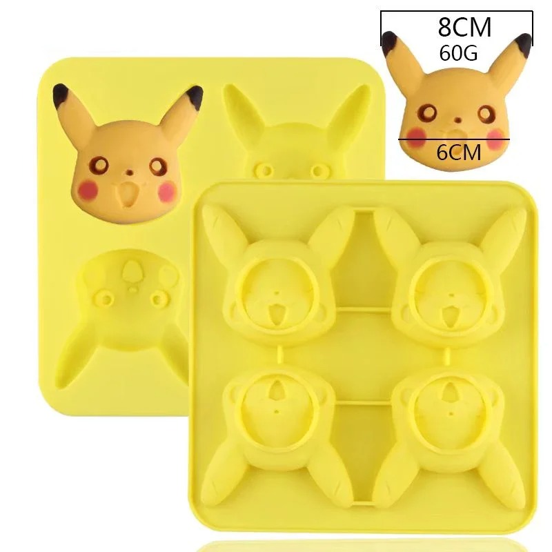 New Pikachu Silicone Chocolate - đánh giá và giá Silicone Mold Tray