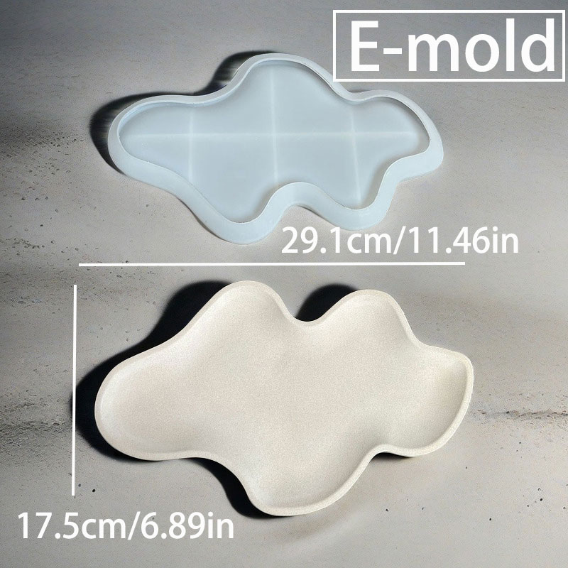 Cloud Storage Tray Concrete Mo - đánh giá và giá Serving Tray Mold