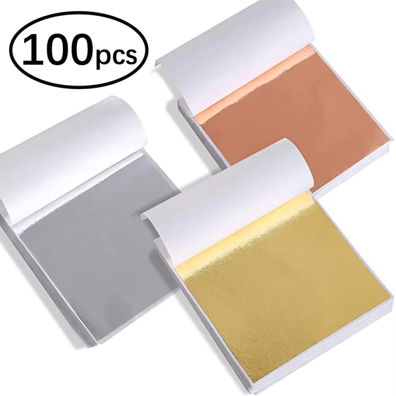 100pcs Imitation Gold Sliver C - đánh giá và giá Gold Foil Flakes