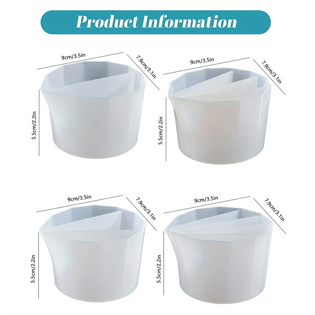Color Mixing Split Cup For Pou - đánh giá và giá Mixing Cup Silicone