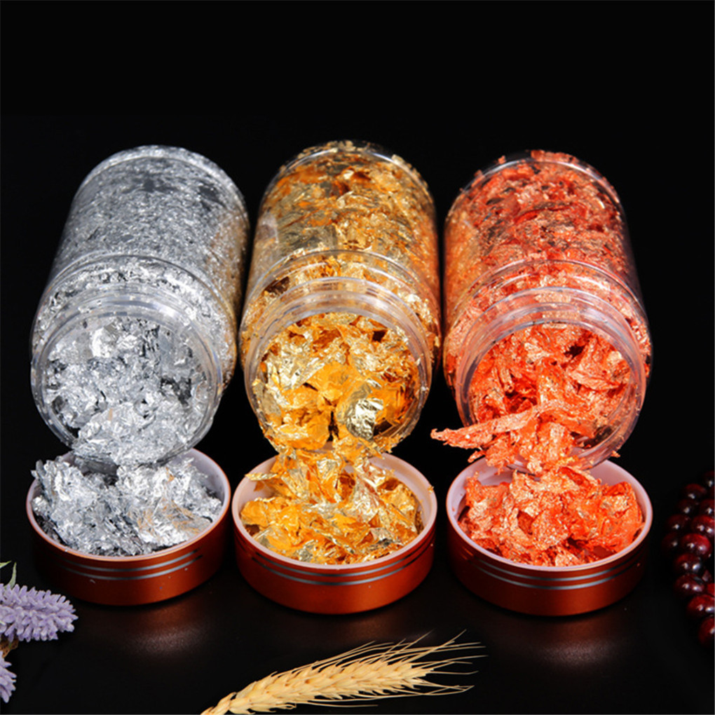 Sáng Bóng Vàng Chính Hãng Lá S - đánh giá và giá Gold Foil Flakes