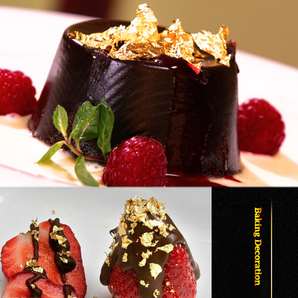 Sáng Bóng Vàng Chính Hãng Lá S - đánh giá và giá Gold Foil Flakes