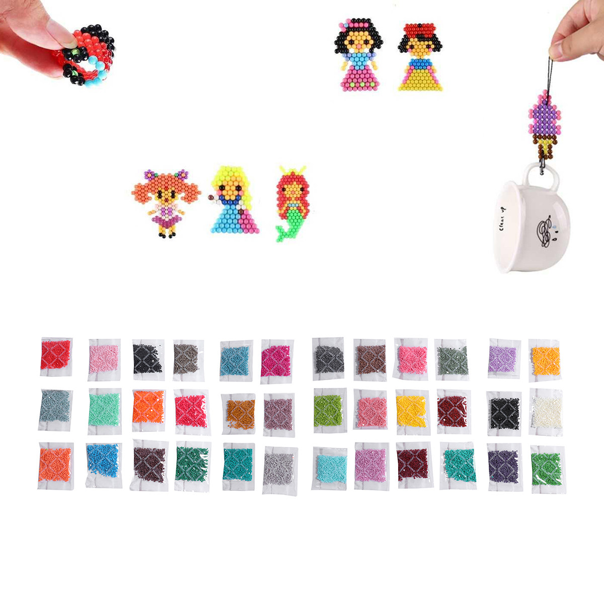 36pcs Round Diamond Set Resin  - đánh giá và giá Resin Craft Kit