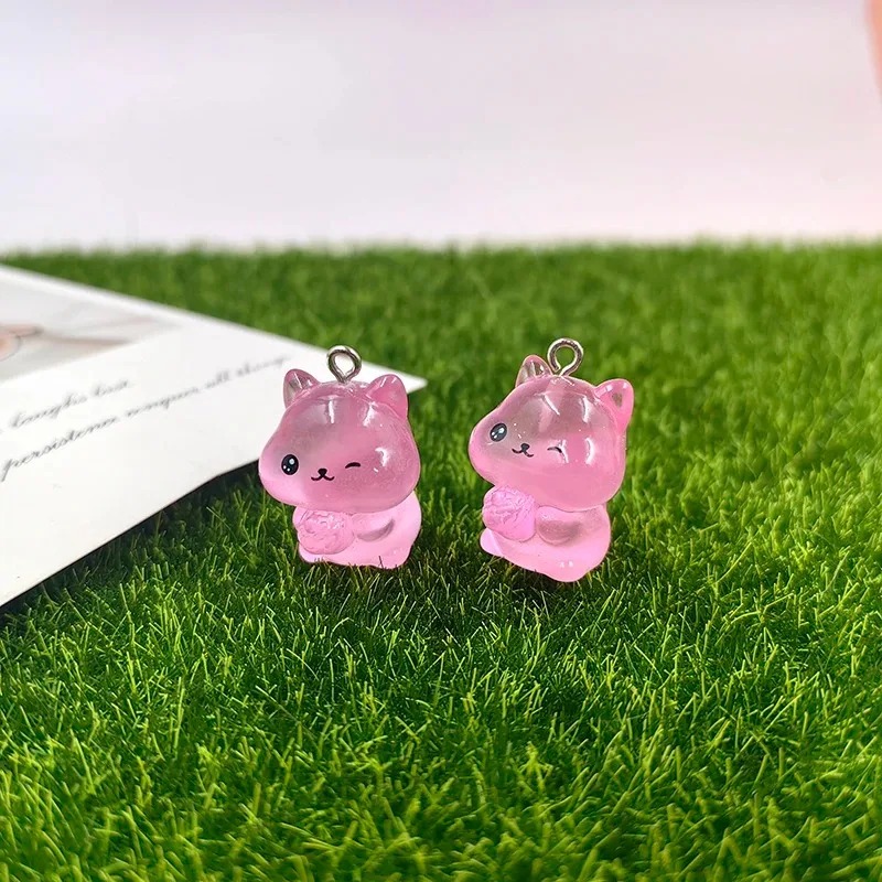 10Pcs Glow In The Dark Kawaii  - đánh giá và giá Resin Craft Supplies