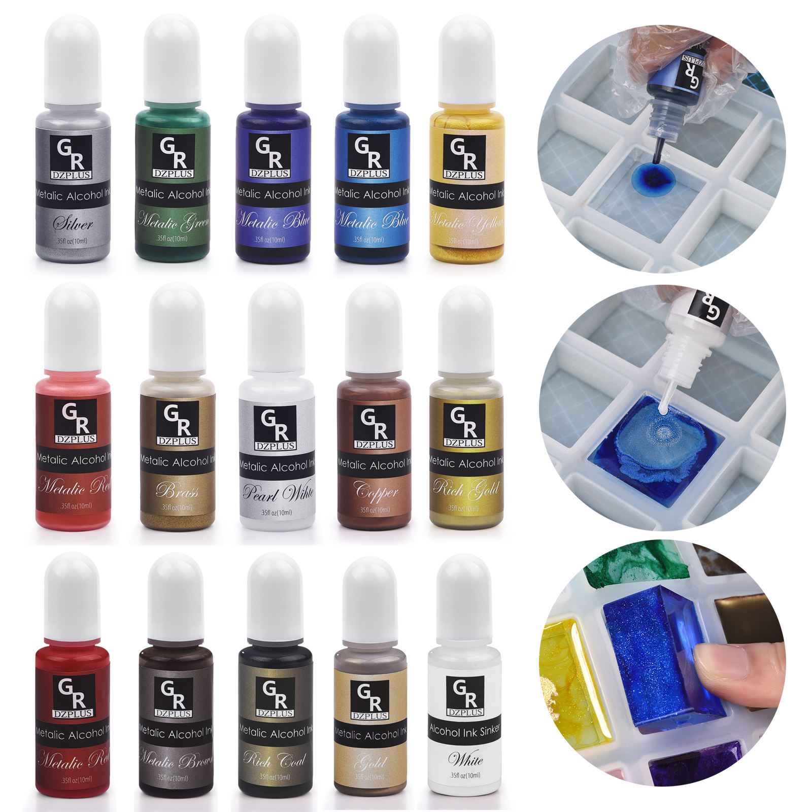 1 Bộ Nhựa Sắc Tố Bộ Nghệ Thuật - đánh giá và giá Resin Dye Alcohol