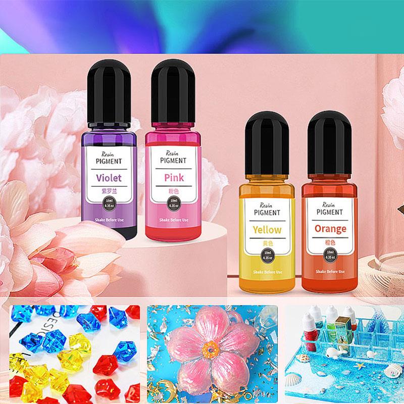 24 Color Art Ink Alcohol Resin - đánh giá và giá Resin Dye Alcohol