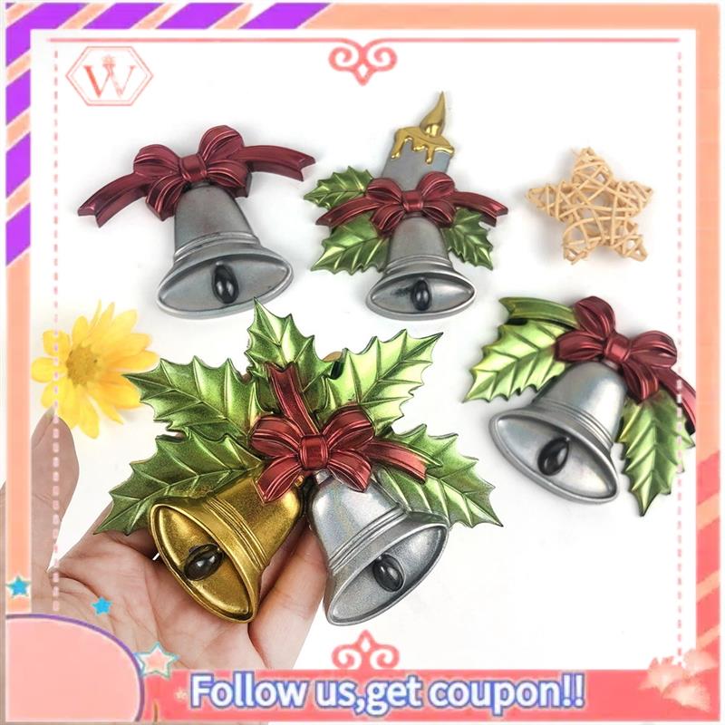 4Pcs/Set DIY Christmas Bell Or - đánh giá và giá Resin Crafts