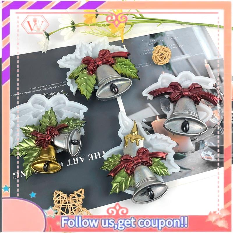 4Pcs/Set DIY Christmas Bell Or - đánh giá và giá Resin Crafts